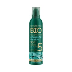 Мусс для укладки волос Прелесть BIO " Объем и сила " Мегафиксация (5) 160мл