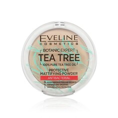 Пудра для лица Eveline Tea tree антибактериальная матирующая 004 Beige 9г