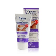 Крем - депилятор Floresan DEEP depil для области бикини и подмышек с маслом виноградных косточек 50мл ФЛОРЕСАН
