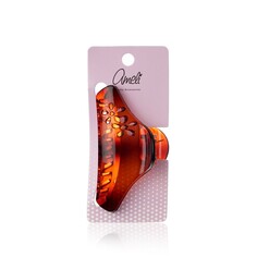 Заколка - краб для волос Ameli , с цветочками , 9см