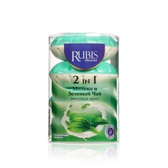 Мыло туалетное Rubis " Milk & Green Tea " 4*110г Рубис