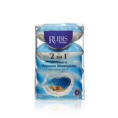 Мыло туалетное Rubis " Milk & Sea Mineral " 4*110г Рубис