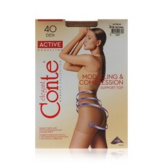 Женские колготки Conte Active 40den Natural 3 размер