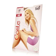 Женские колготки Conte Solo 40den Bronz 3 размер