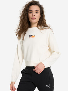 Свитшот женский PUMA, Белый