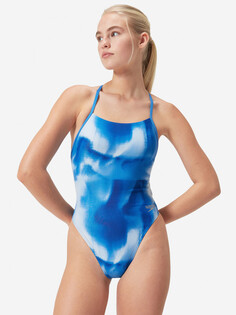 Купальник женский Speedo Alov Digi, Голубой