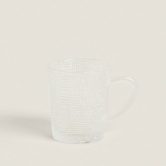 Чашка ZARA HOME Стеклянная чашка с рельефным рисунком