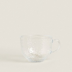 Чашка ZARA HOME Стеклянная чашка с рельефным рисунком.
