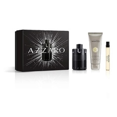 Набор парфюмерии AZZARO Набор The Most Wanted Intense: Парфюмерная вода + Шампунь + Парфюмерная вода (миниатюра) 1.0