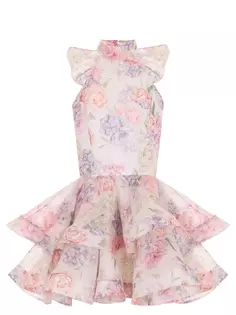 Платье из шелка и льна E Toile Bleus Yvon