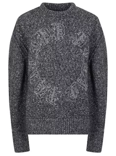 Джемпер из шерсти и хлопка Philipp Plein