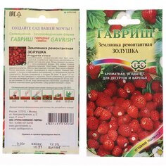 Семена Земляника, Золушка, 0.03 г, цветная упаковка, Гавриш
