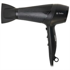 Фен Delta, DL-0928, 2200 Вт, холодный обдув, 6 режимов, 2 скорости, черный Дельта