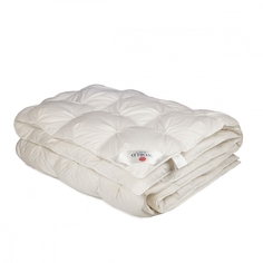 Одеяло Belashoff White Down 100% с буфами по одной стороне 140х205 см