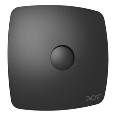 Вентиляторы вытяжные вентилятор фланцевый ERA Rio 4C Matt black D100 обратный клапан