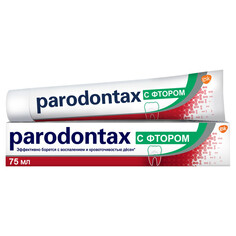 Пасты зубные паста зубная PARADONTAX Ftor, 75 мл Parodontax