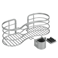 Полки для ванной комнаты полка для душевой стойки METALTEX Viva 29х12х11см