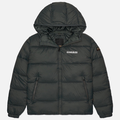 Мужской пуховик Napapijri A-Suomi Hooded 1, цвет зелёный