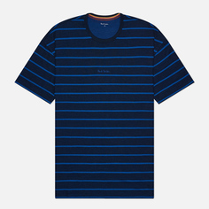 Мужская футболка Paul Smith Relax Logo Stripe, цвет синий