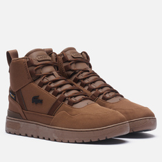 Мужские ботинки Lacoste T-Clip Winter Mid, цвет коричневый