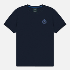 Мужская футболка Hackett Heritage Logo Hackett, цвет синий
