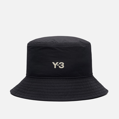Панама Y-3 Allover Print, цвет чёрный