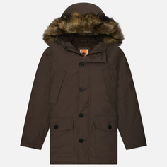 Мужская куртка парка Timberland Scar Ridge, цвет коричневый