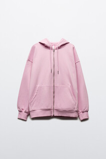 толстовка женская Худи-зипка oversize с крыльями на спине Befree