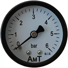 Манометр аксиальный 0.6 Мпа 1/4" 70 мм Без бренда