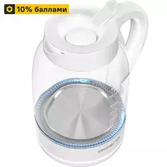 Электрический чайник Polaris PWK 1797CGL Water Way Pro 1.8 л нержавеющая сталь цвет белый