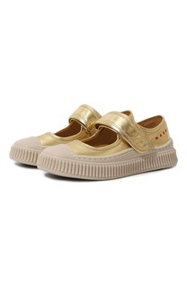 Кожаные кеды Marni