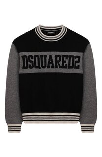 Свитер из хлопка и шерсти Dsquared2