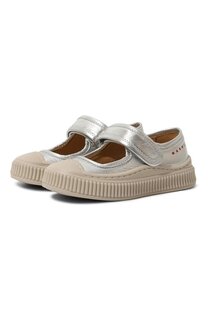 Кожаные кеды Marni