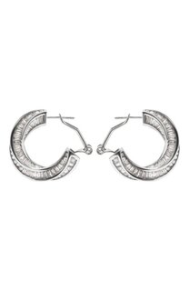 Серьги-кольца с фианитами Crush Caviar jewellery