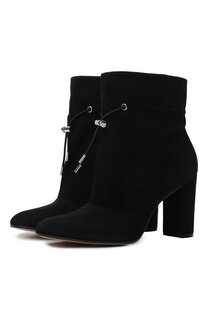 Замшевые ботильоны Gianvito Rossi