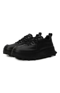 Кожаные кроссовки Orb Jil Sander
