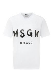 Хлопковая футболка MSGM