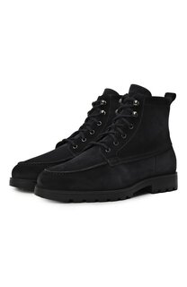 Замшевые ботинки Detroit Santoni