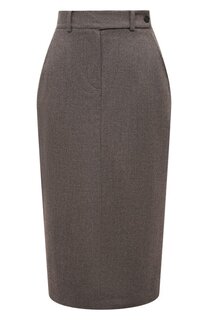 Юбка из шерсти и кашемира Kiton