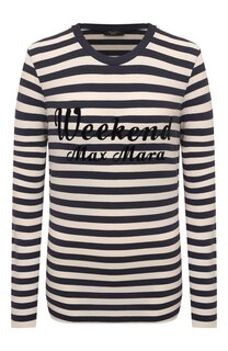Хлопковый лонгслив Weekend Max Mara