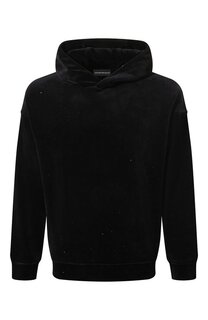 Хлопковое худи Emporio Armani