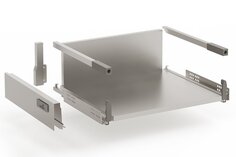 Выдвижной ящик высокий шкафа напольного с доводчиком полного выдвижения Hettich InnoTech