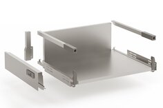 Выдвижной ящик высокий шкафа с push to open полного выдвижения Hettich InnoTech
