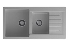 Мойка врезная с крылом GRANFEST Practik