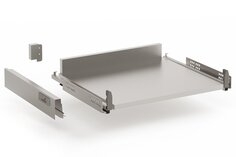 Выдвижной ящик низкий шкафа напольного с доводчиком полного выдвижения Hettich InnoTech