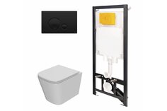 Инсталляция с унитазом и панелью POINT 886914GBO3+PN41081