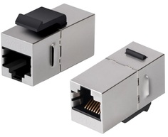 Адаптер проходной Cabcoil FTA-KEYJ-RJ45-C5-SH формата Keystone, RJ45-RJ45, категория 5е, экранированный