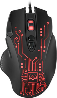 Мышь Sven RX-G715 SV-019938 игровая (7+1кл., бесш. кл., 1200-3200 DPI, SoftTouch, подсветка, игров. упак)