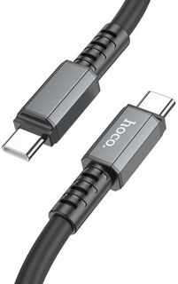 Кабель интерфейсный Hoco X85 TYPE-C TO TYPE-C USB Type-C (m)-USB Type-C (m) 1м черный (2003622)
