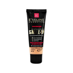 Крем тональный для лица EVELINE ART PROFESSIONAL MAKE-UP 3 в 1 ультрастойкий тон натуральный